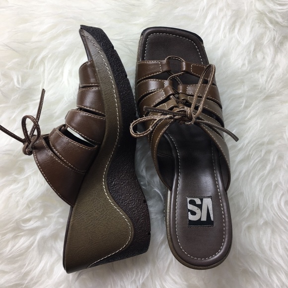 Via Spiga Shoes - Via Spigna Wedge Sandals Size 8